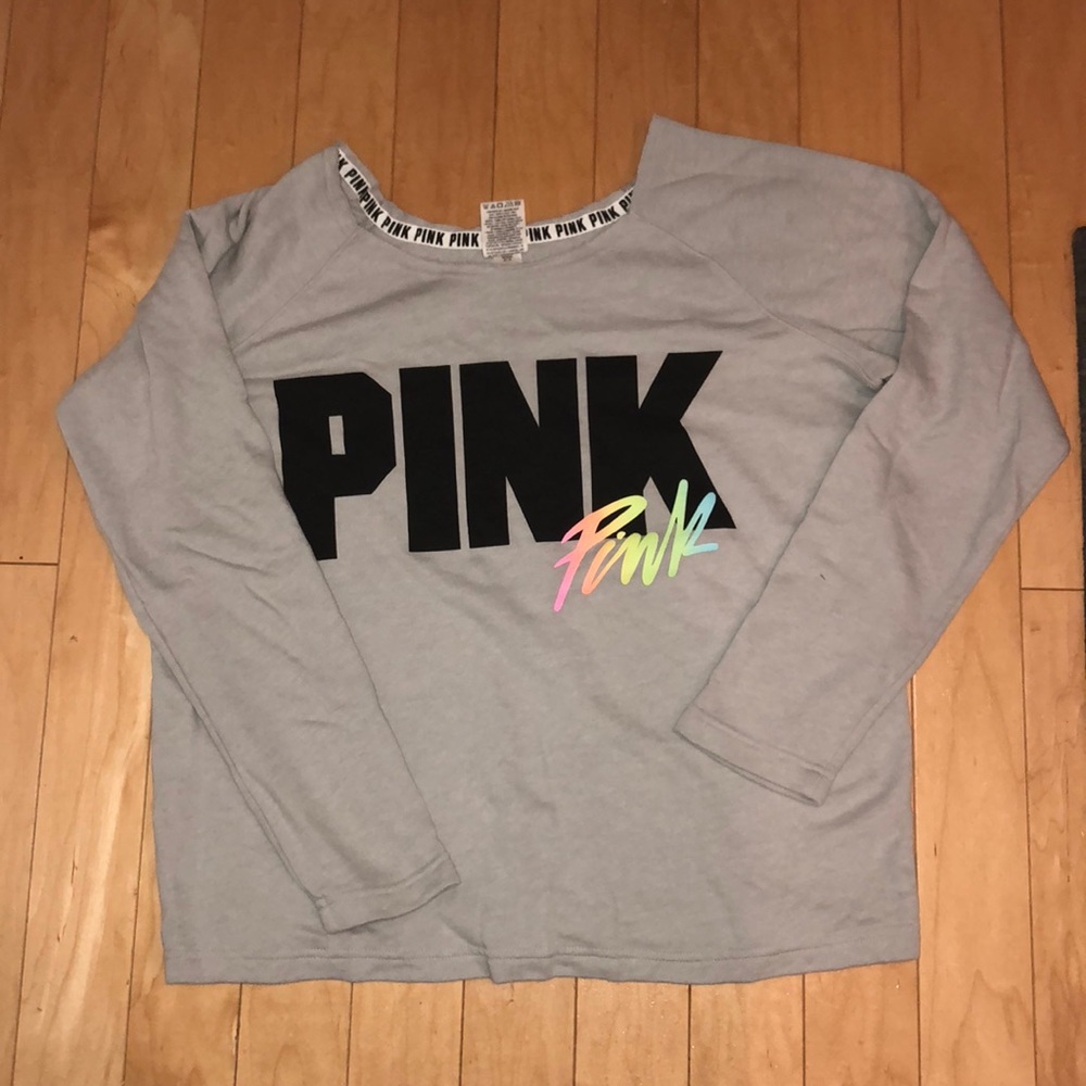 Pink oversized sweatshirt